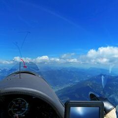 Flugwegposition um 11:43:23: Aufgenommen in der Nähe von Gemeinde Hohentauern, 8785, Österreich in 2751 Meter